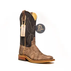 Anderson Bean Brown Washed Shoulder with Suede Navy Top