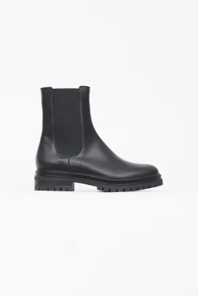Black Leather Chester Chelsea Boot