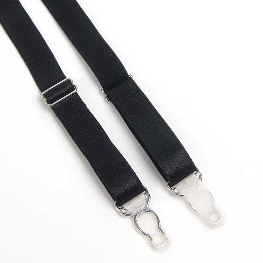 Bondage Bra and Garterbelt Set