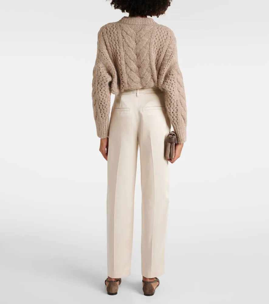 Brunello Cucinelli Monili suede ballet flats
