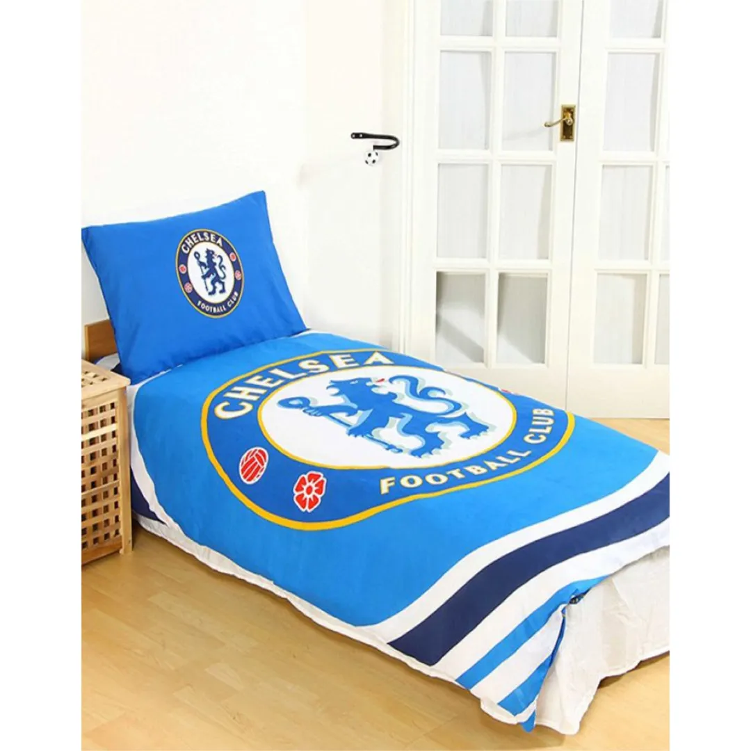 CHELSEA FC Single Bed Quilt Cover Set - Pulse