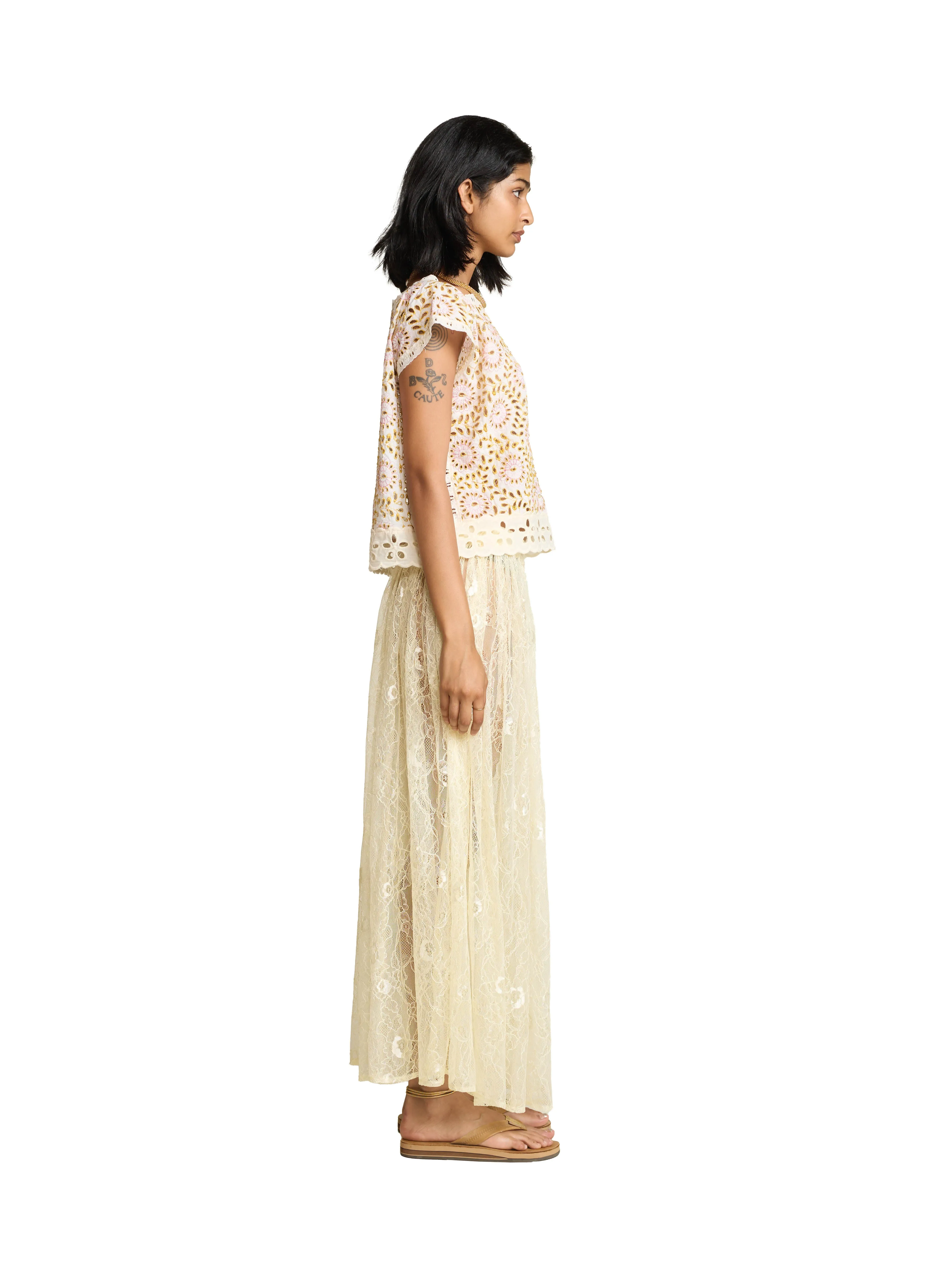 Penny Lace Maxi Skirt