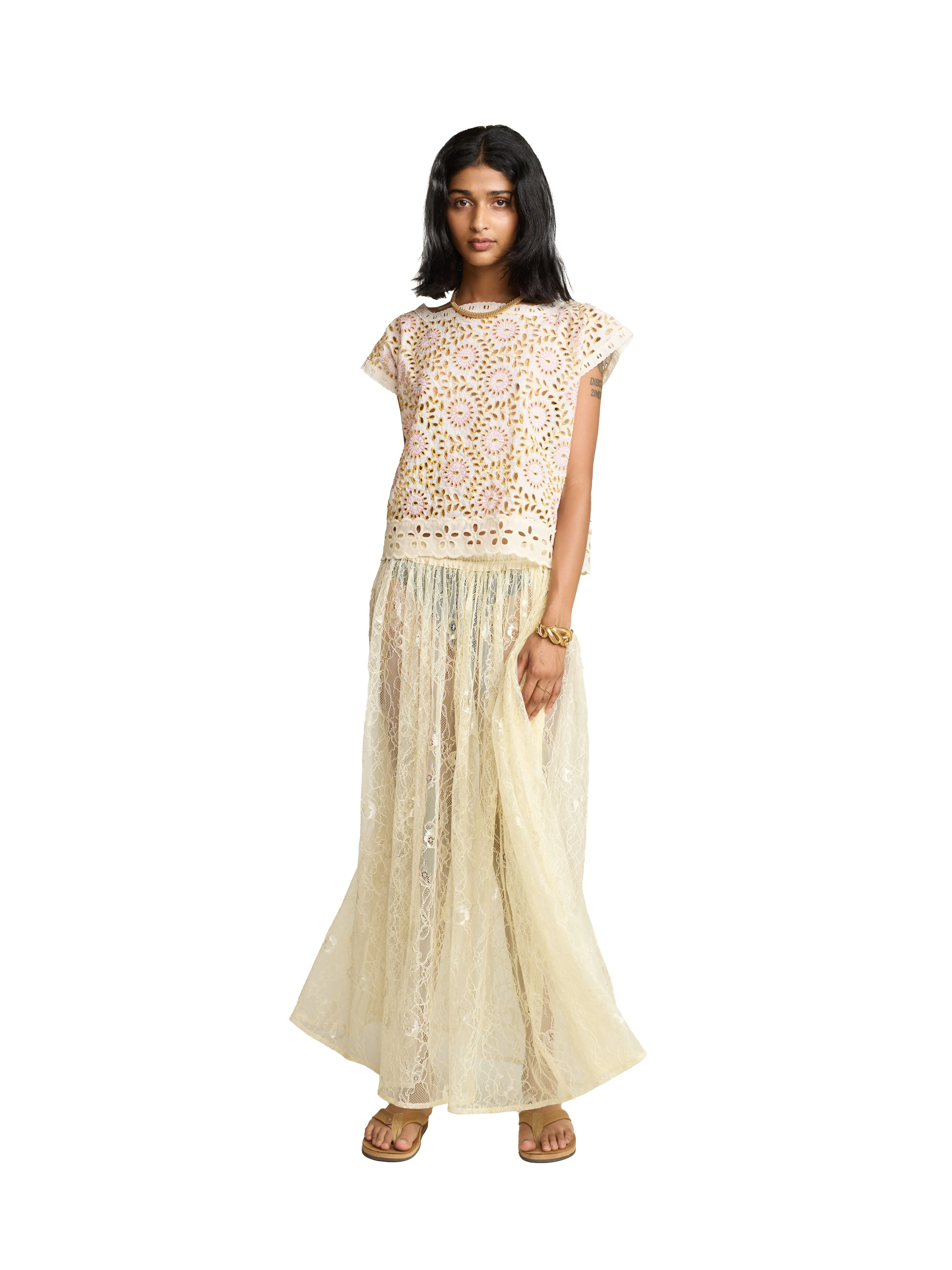 Penny Lace Maxi Skirt