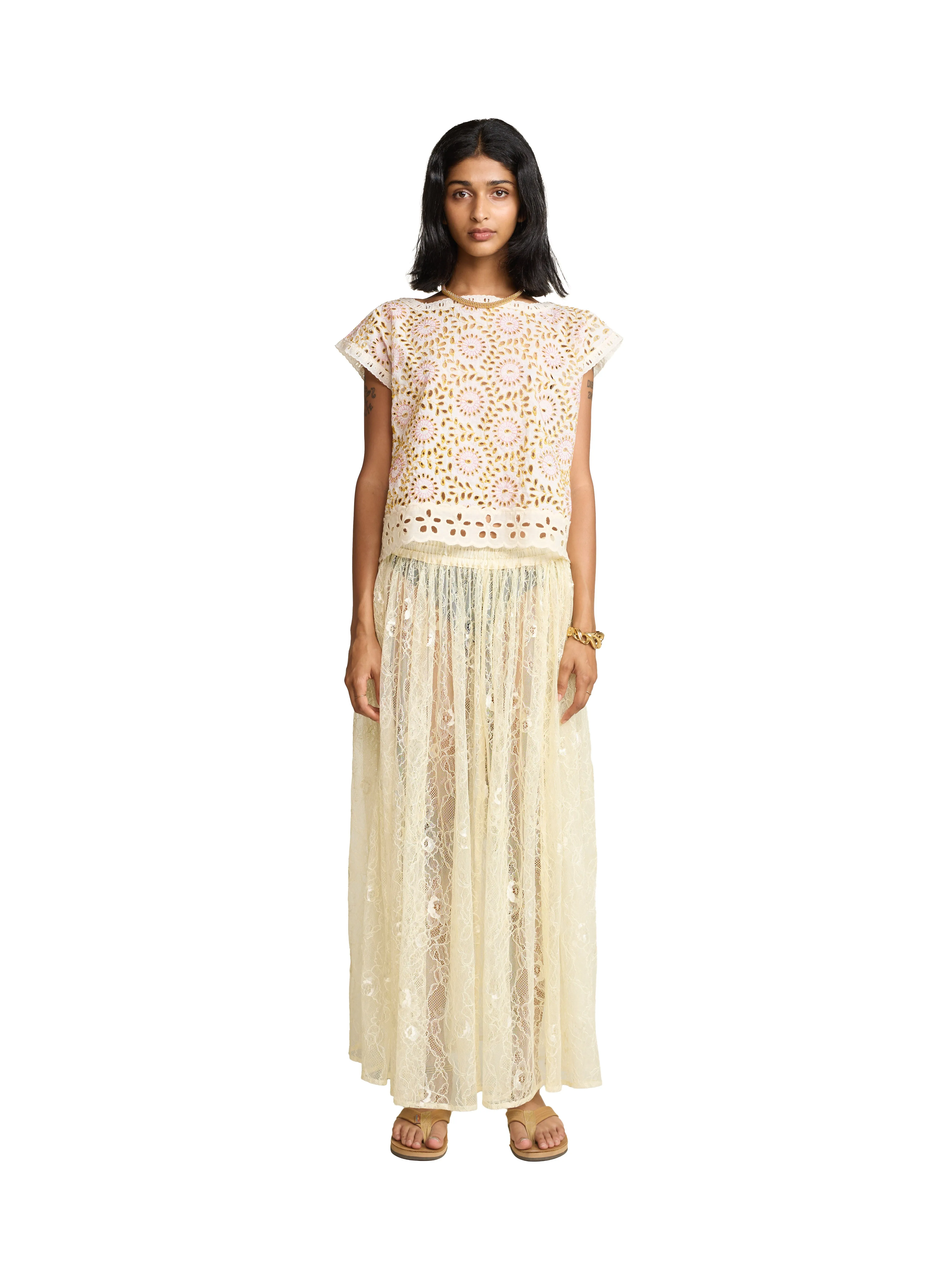 Penny Lace Maxi Skirt