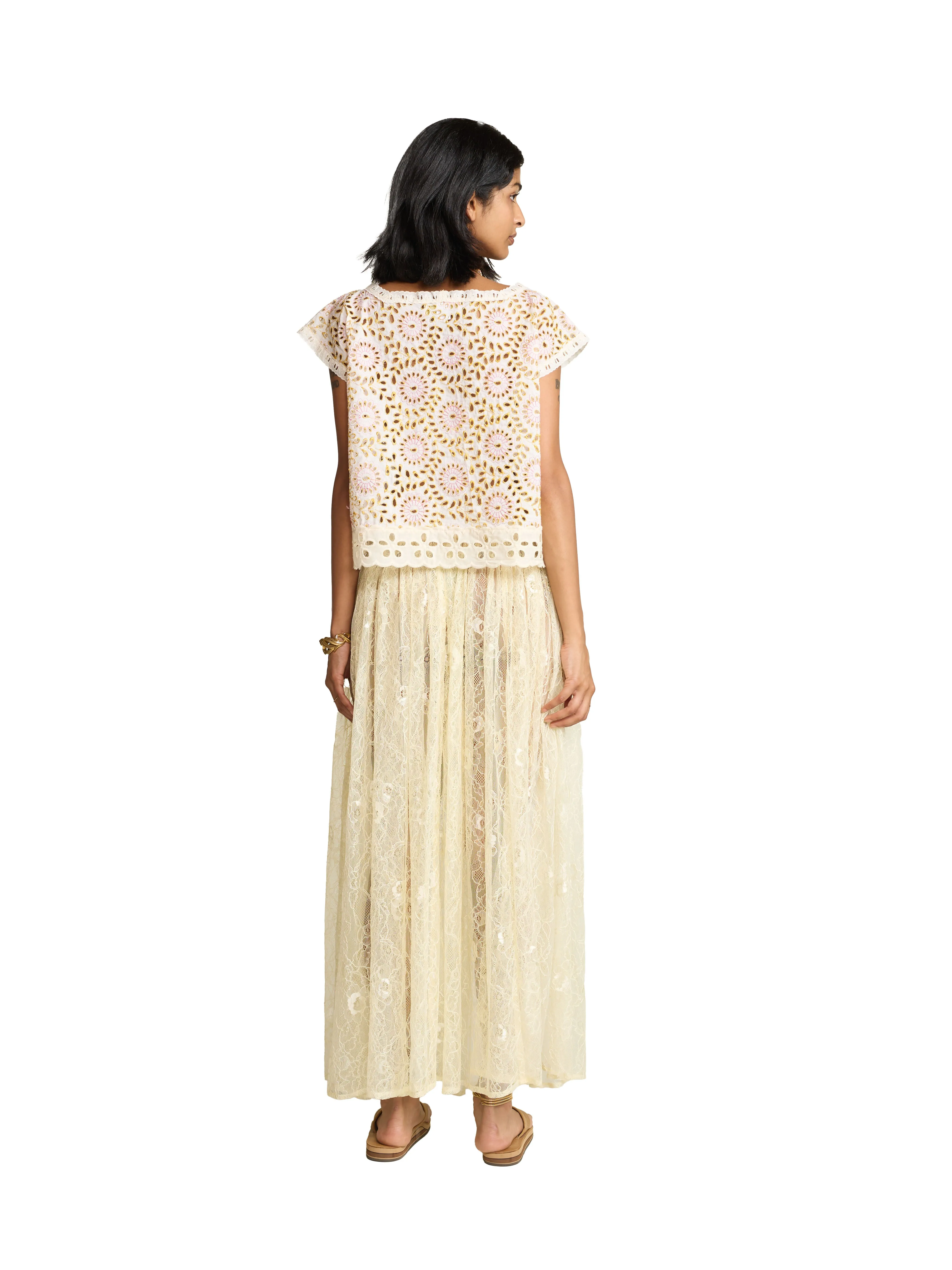 Penny Lace Maxi Skirt