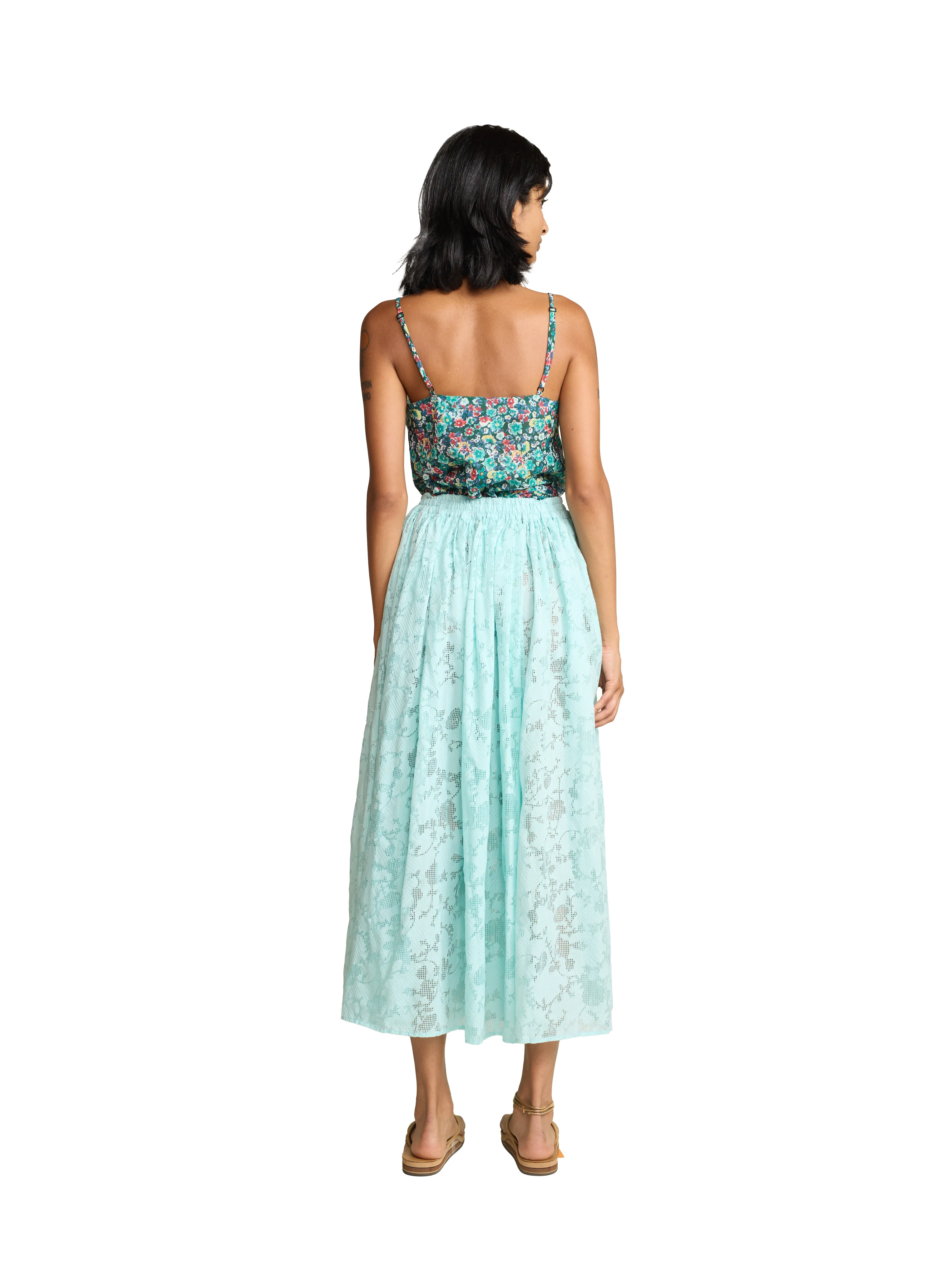 Penny Lace Midi Skirt